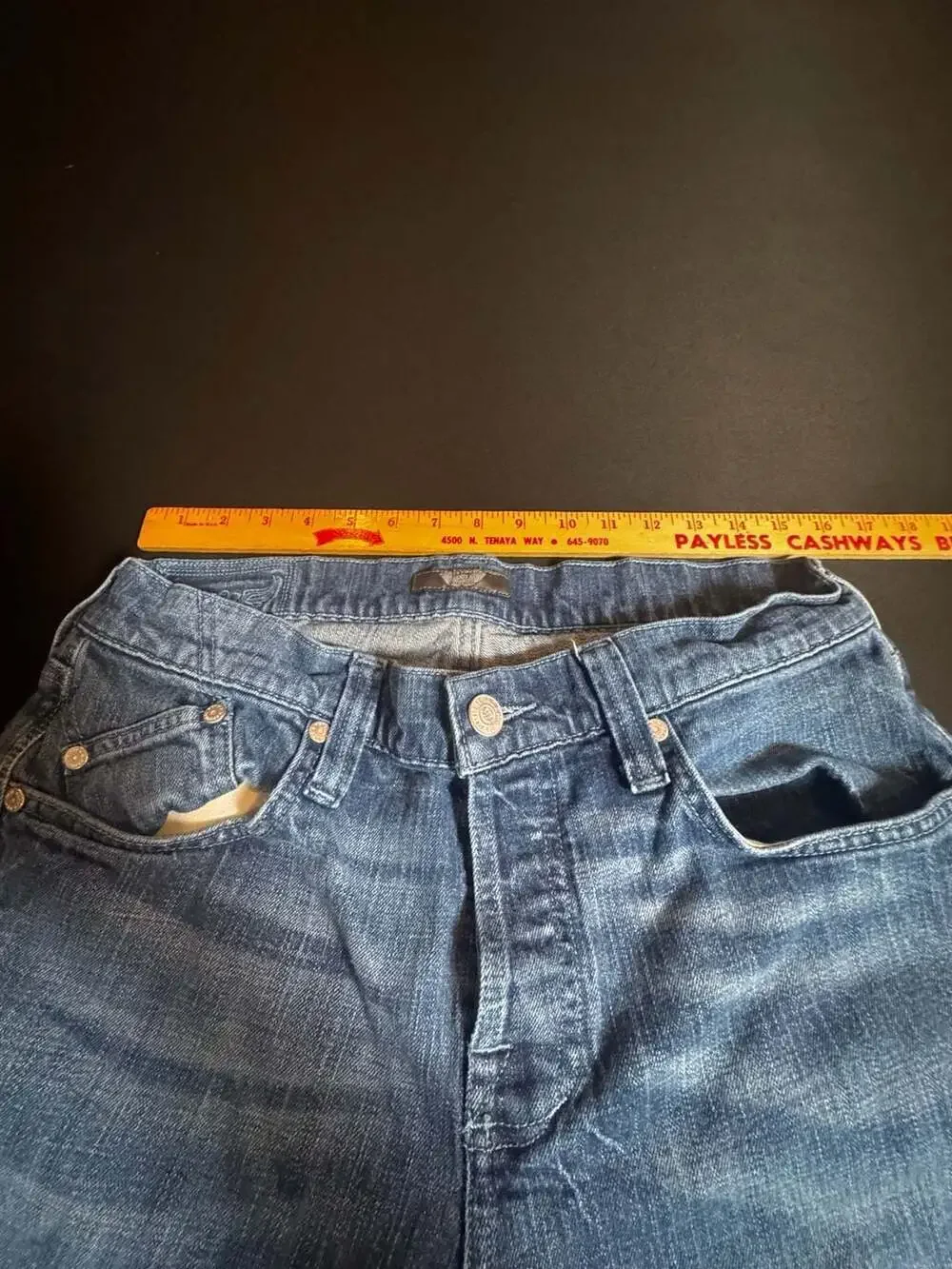 Rock & Republic Men's Bootcut Jeans Size 36x30 Blue Denim